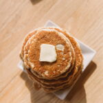 Stack of Sourdough Pancakes